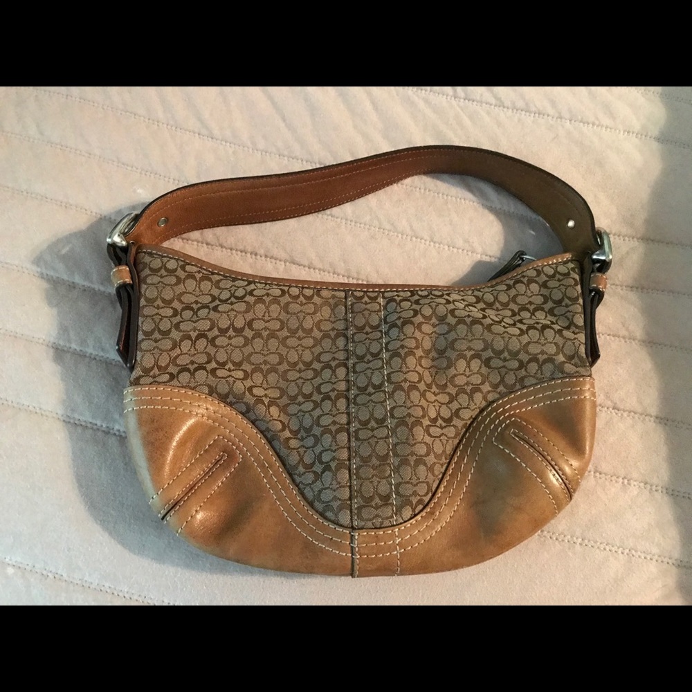 Coach Soho Signature Small Hobo Purse